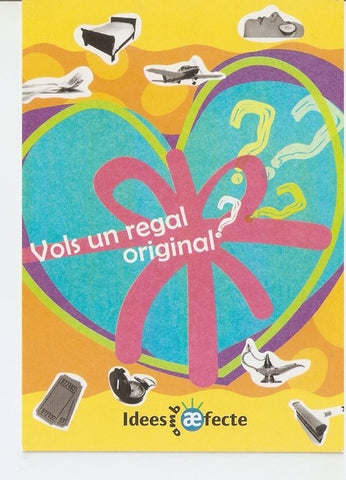 Postal 047337 : Vols un regal original? Idees amb æfecte