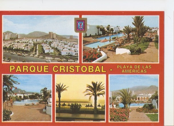 Postal 047376 : Parque Cristobal - Playa de las Americas