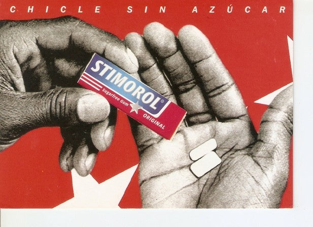 Postal 047404 : Chicle sin azucar Stimorol