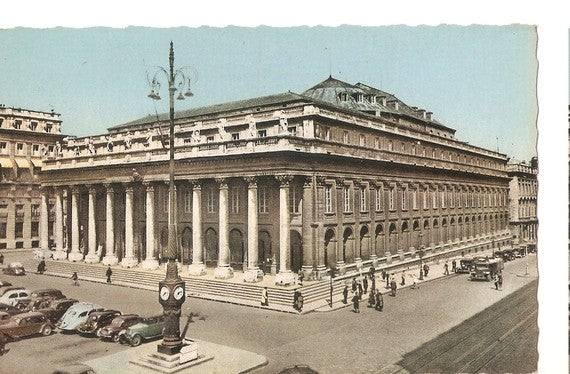 Postal 047414 : Bordeaux. Le Gran Theâtre construit par Victor Louis 