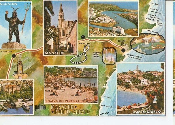 Postal 047465 : Mallorca (Baleares) España. Ruta Palma Manacor Porto Cristo