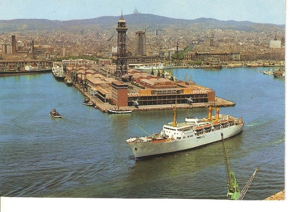 Postal 047466 : Barcelona. Puerto. Estacion Maritima