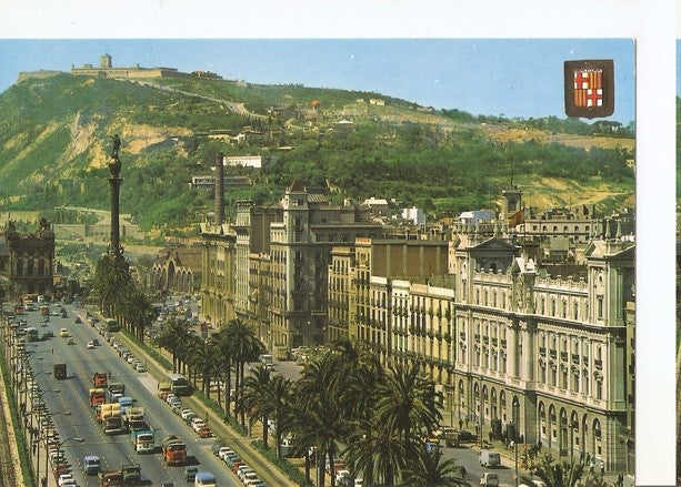 Postal 047467 : Barcelona. Paseo de Colon