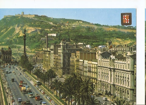 Postal 047467 : Barcelona. Paseo de Colon