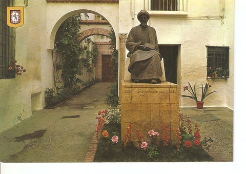 Postal 047475 : Cordoba. Patrimonio de la Humanidad. Monumento a Maimonides en la calle Judios