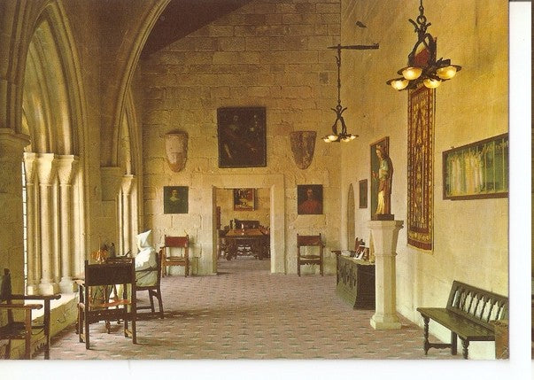 Postal 047498 : Real Monasterio de Poblet. Sala locutorio S. XIII