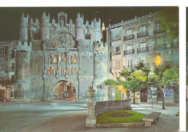 Postal 047517 : Burgos. Arco de Santa Maria