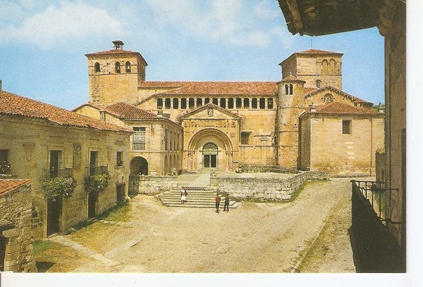 Postal 047519 : Santillana del Mar (Cantabria). Colegiata