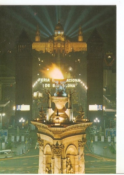 Postal 047537 : Barcelona. Parque de Montjuich. Palacio Nacional del Arte