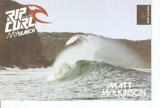 Postal 047551 : Ripcurl my search. Matt Wilkinson