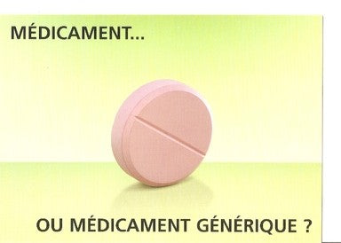 Postal 047647 : Medicament… ou Medicament Generique?