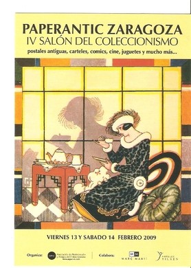 Postal 047700 : Paperantic Zaragoza. IV salon del coleccionismo