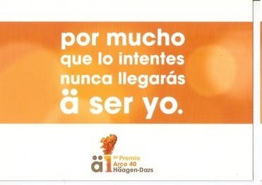 Postal 047706 : 1er Premio Arco 40 Haagen-Dazs