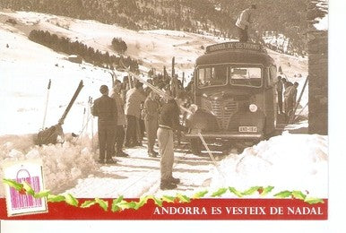 Postal 047722 : Andorra es vesteix de nadal