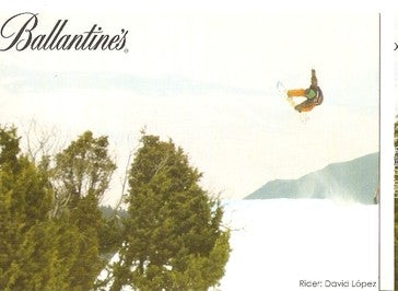 Postal 047735 : Ballantines. XIV Circuito Ballantines de Snowboard Astun