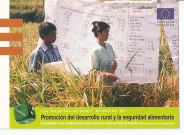 Postal 047739 : EuropeAid. Promocion del desarrollo rural y la seguridad alimentaria
