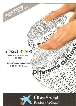 Postal 047758 : Obra Social Lanima de La Caixa. Diversons Concerts de Musiques del Mon