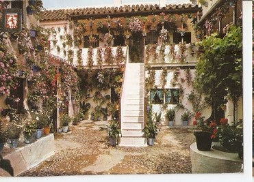 Postal 047793 : Patio cordobes. Primer premio