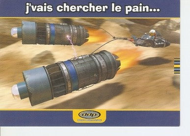 Postal 047834 : Dehors Dedans Partout. Jvais chercher le pain…
