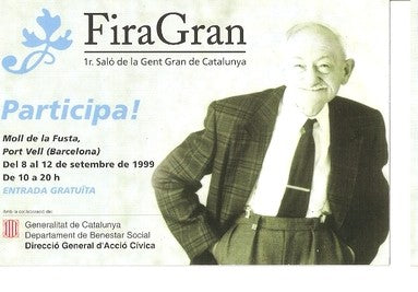 Postal 047842 : Fira Gran 1r. Salo de la Gent Gran de Catalunya