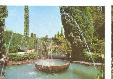 Postal 047852 : Granada. Generalife. Fuente de los Jardines Bajos
