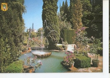 Postal 047853 : Granada. El Generalife. Jardines