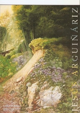 Postal 047888 : Acrilico sobre Madera. Al salir del bosque. Jesus Arguiñariz