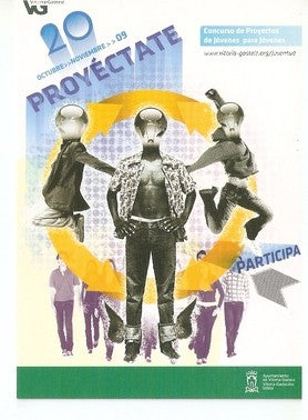 Postal 047899 : Proyectate. Concurso de Proyectos de Jovenes para Jovenes. Ayuntamiento de Vitoria-Gasteiz