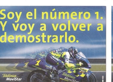 Postal 047914 : Motociclismo. Telefonica Movistar