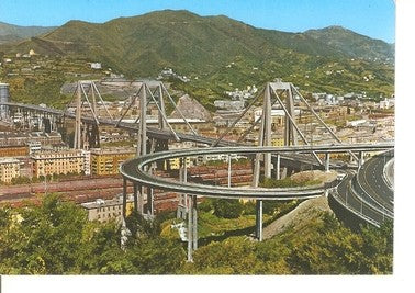 Postal 047919 : Genova. Highway on Polcevera