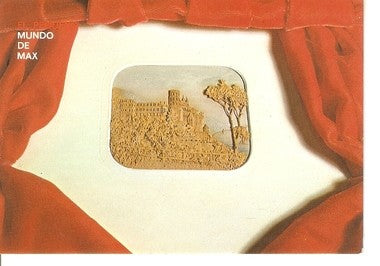 Postal 047937 : El Pequeño Mundo de Max. Museo de Miniaturas-Castell de Guadalest. Trabajo en corcho Castillo de Scholfs