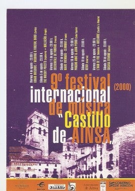 Postal 047952 : 9o festival internacional de musica Castillo de AINSA