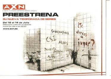 Postal 047959 : AXN preestena su nueva temporada de series