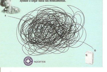 Postal 047972 : Ayudale a llegar hasta sus medicamentos. Medicos del Mundo