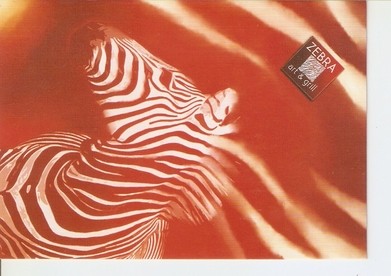 Postal 047987 : Zebra. Art & Grill. Cocina creativa de mercado para todos