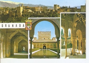 Postal 047990 : Granada. Alhambra. Vistas Palacio Arabe