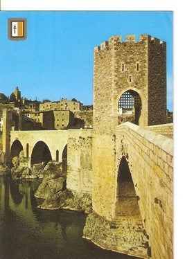 Postal 047998 : Besalu (Girona) Comtal Vila. Pont Romanic
