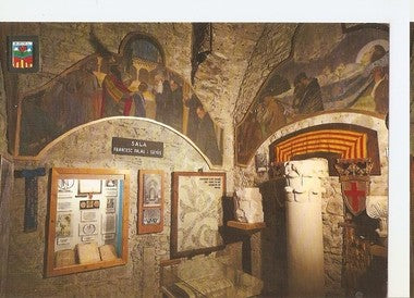 Postal 048000 : Museo de Ripoll. Sala Francesc Palau. Dedicada al Monestir