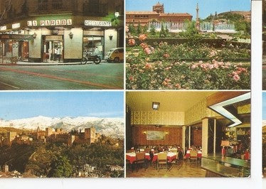 Postal 048024 : Granada. Restaurante la Parada. Avda de Calvo Sotelo no2