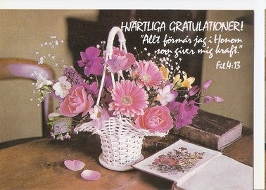 Postal 048038 : Hjartiga Gratulationer!