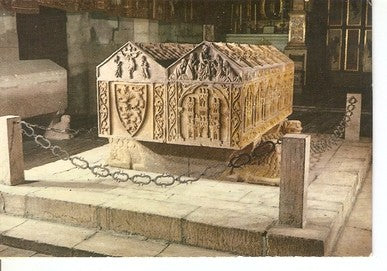 Postal 048064 : Burgos.  Monasterio de las Huelgas. Sepulcros de Alfonso VIII y Da; Leonor de Inglaterra