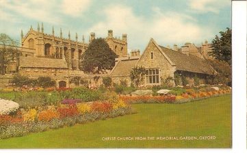 Postal 048066 : Christ Church from the Memorial Garden Oxford