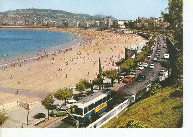 Postal 048079 : San Sebastian. Paseo y playa de la Concha