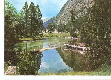 Postal 048083 : Pirineu Catala (Lleida). Vall dAran. Panoramica des de la carretera del tunel de Viella