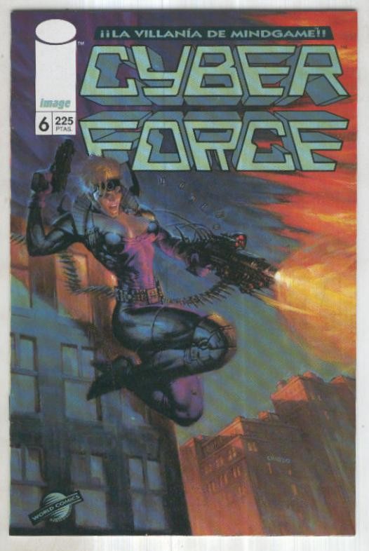 CYBER FORCE Vol.1 No.06: Asalto con Dama Mortal 3 (World Comics 1995)