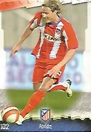 CROMO ALBUM LAS FICHAS DE LA LIGA: Atletico de Madrid: Forlan