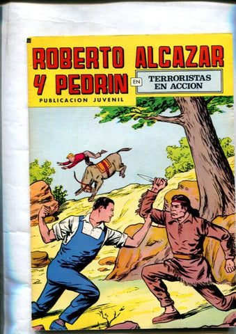 Roberto Alcazar y Pedrin color, numero 172: Terroristas en accion