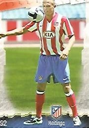 CROMO ALBUM LAS FICHAS DE LA LIGA: Atletico de Madrid: Hitinga