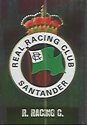 CROMO ALBUM LAS FICHAS DE LA LIGA: Escudo Real Racing de Santander