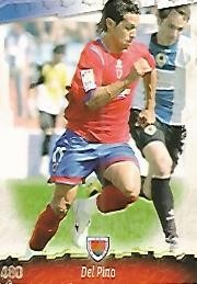 CROMO ALBUM LAS FICHAS DE LA LIGA: Numancia: Del Pino